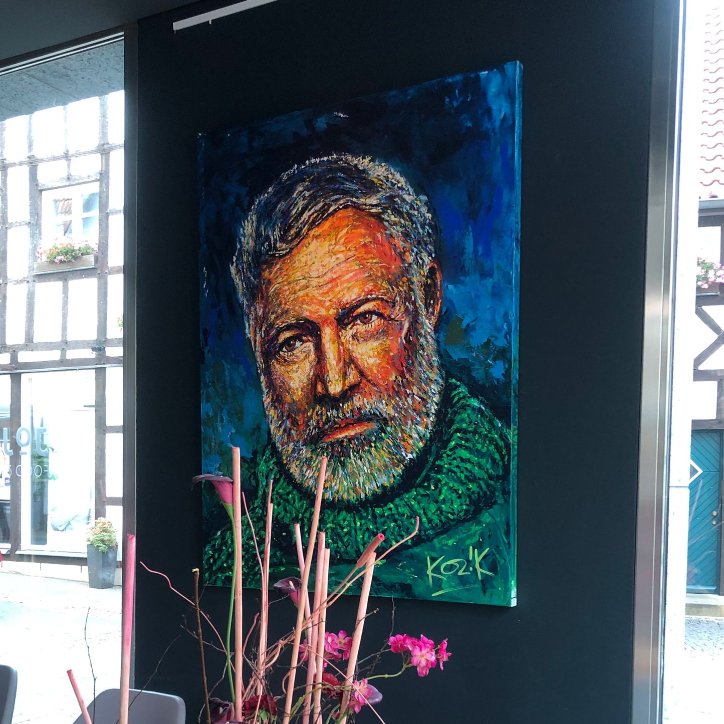 Ernest Hemingway – Empathic Portrait (by Marcel Kozik)