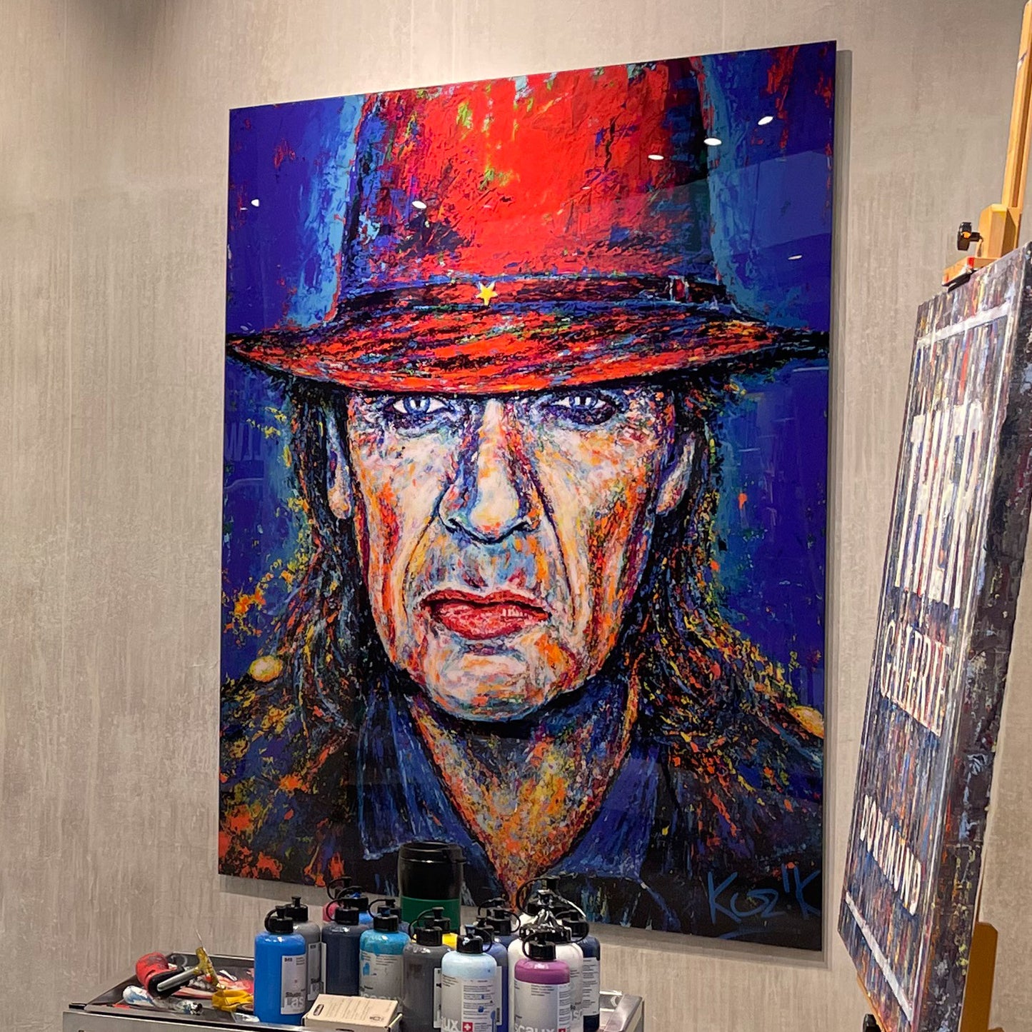 Udo Lindenberg - Acrylic Glass on Dibond