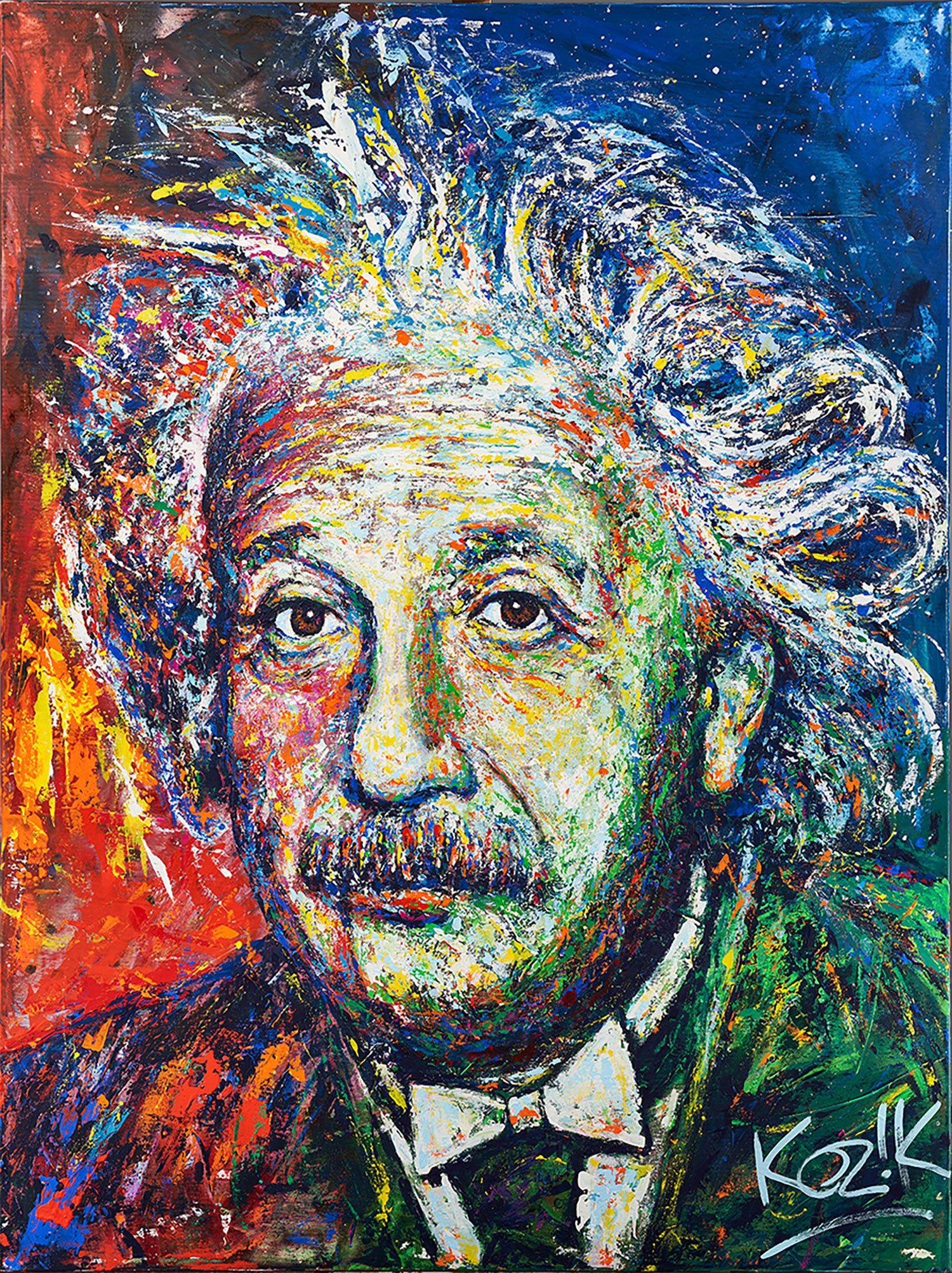 Main image Albert Einstein – Empathic Portrait (by Marcel Kozik)