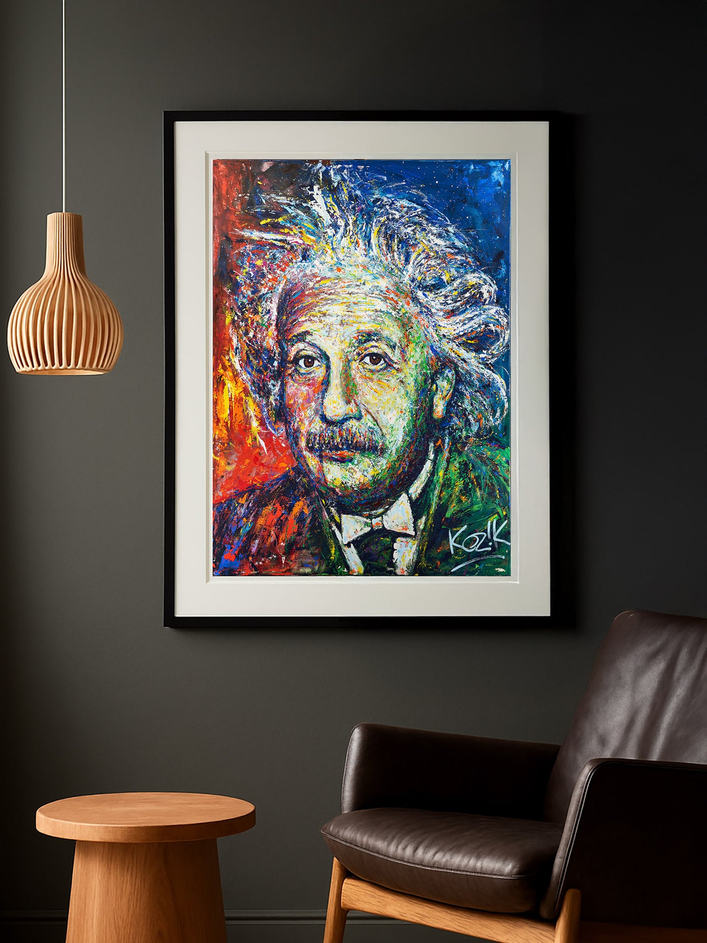 Albert Einstein – Empathic Portrait (by Marcel Kozik)