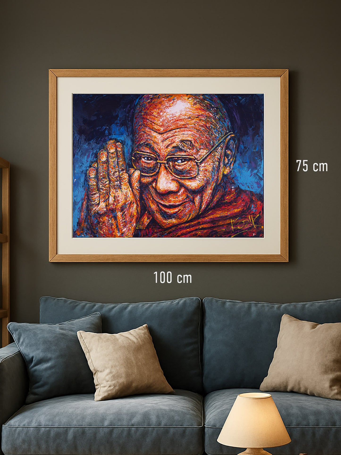 Dalai Lama - Empathic Portrait (by Marcel Kozik)