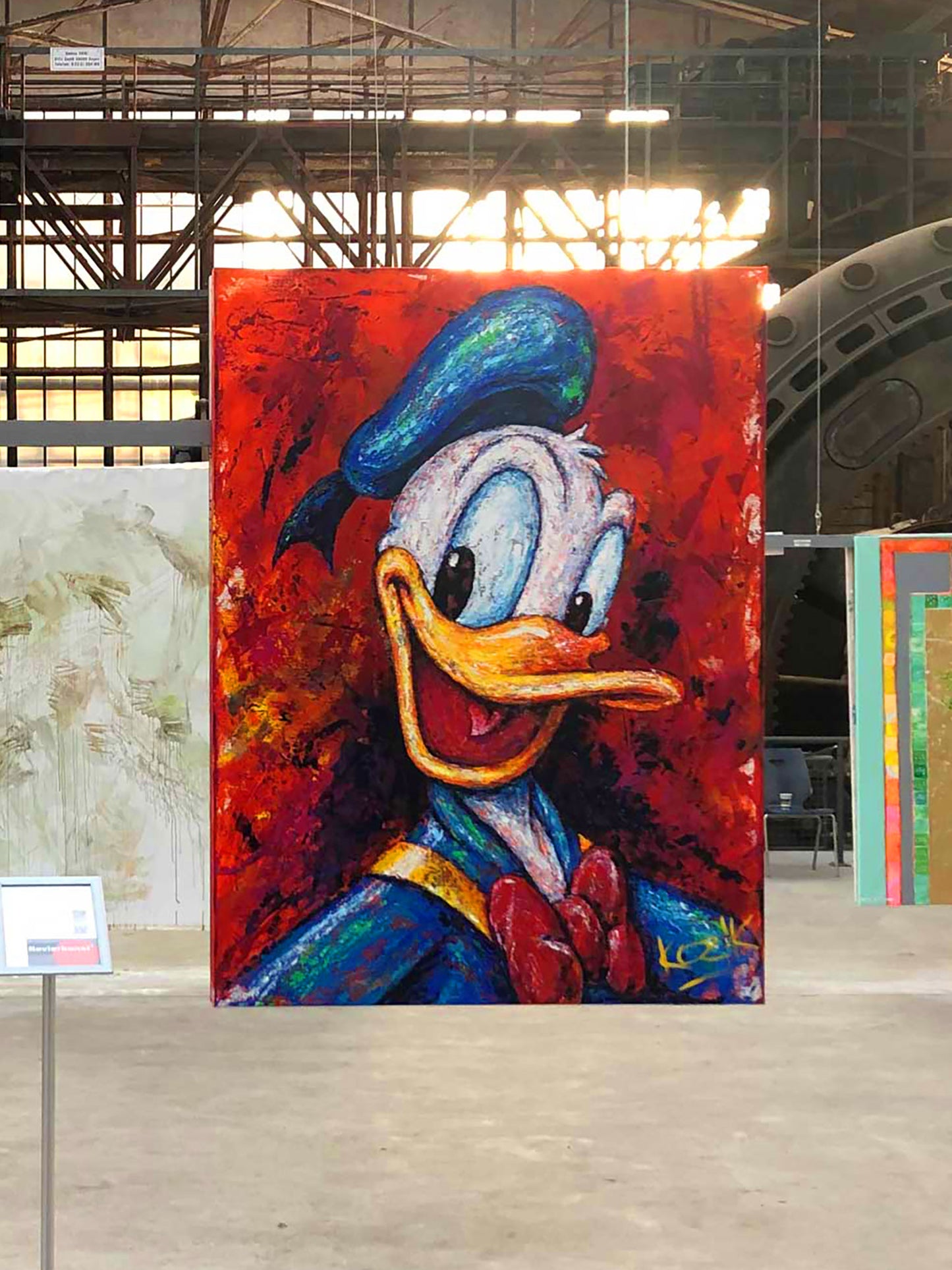 Donald Duck - Acrylic Glass on Dibond