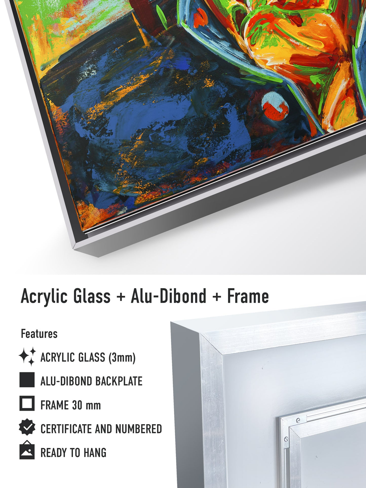 Jimi Hendrix – Acrylic Glass on Dibond