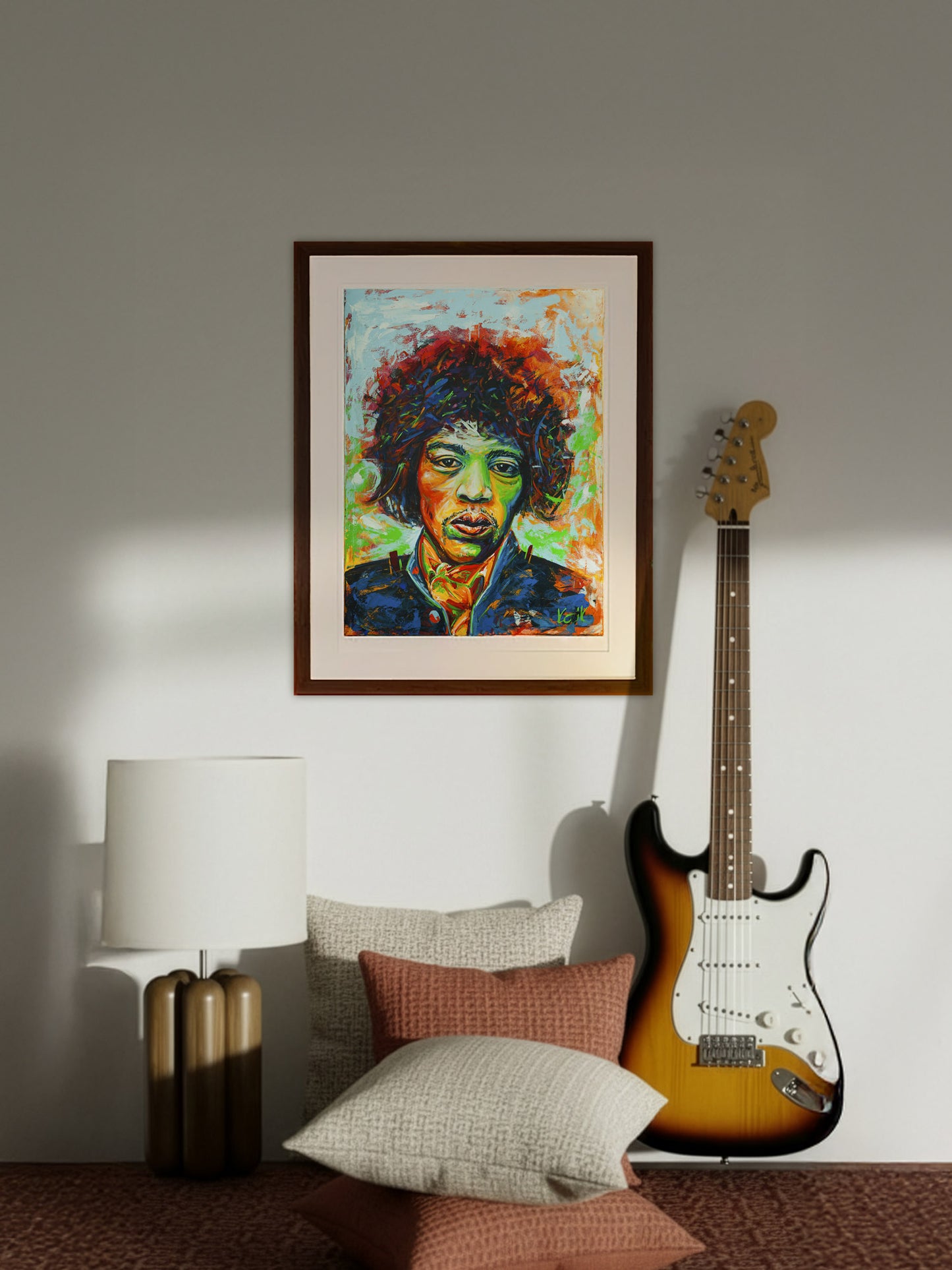 Jimi Hendrix - Fine Art Print Hahnemühle