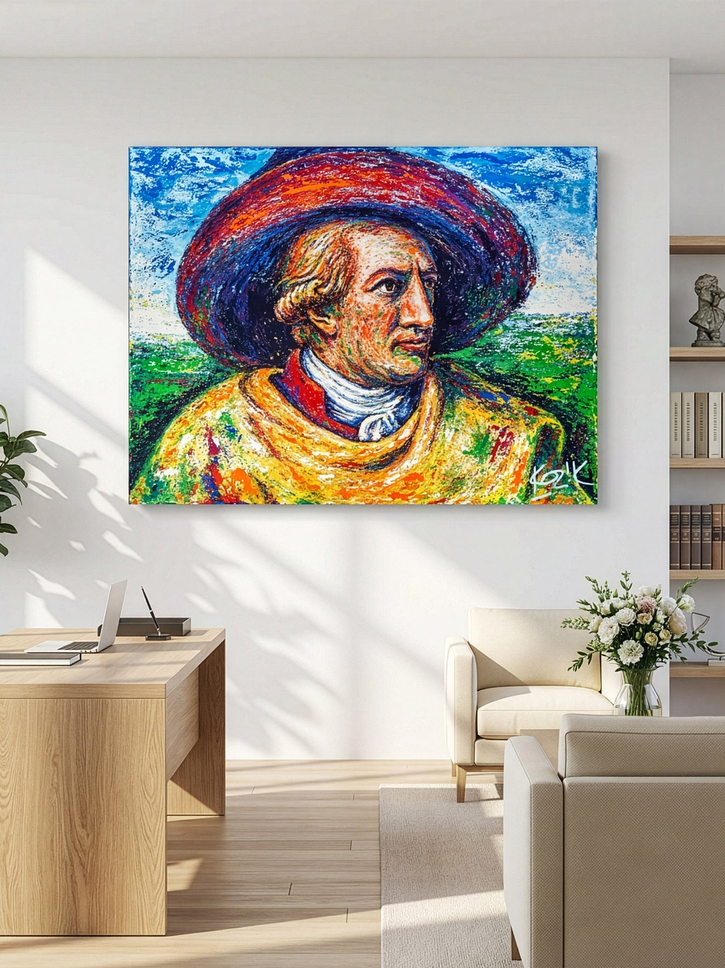 Johann Wolfgang von Goethe - Acrylic Glass on Dibond