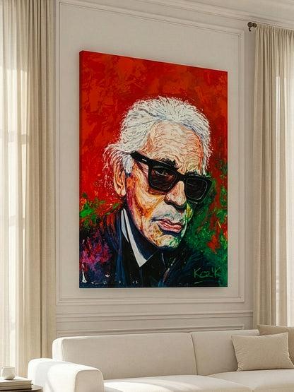 Karl Lagerfeld – Acrylic Glass on Dibond