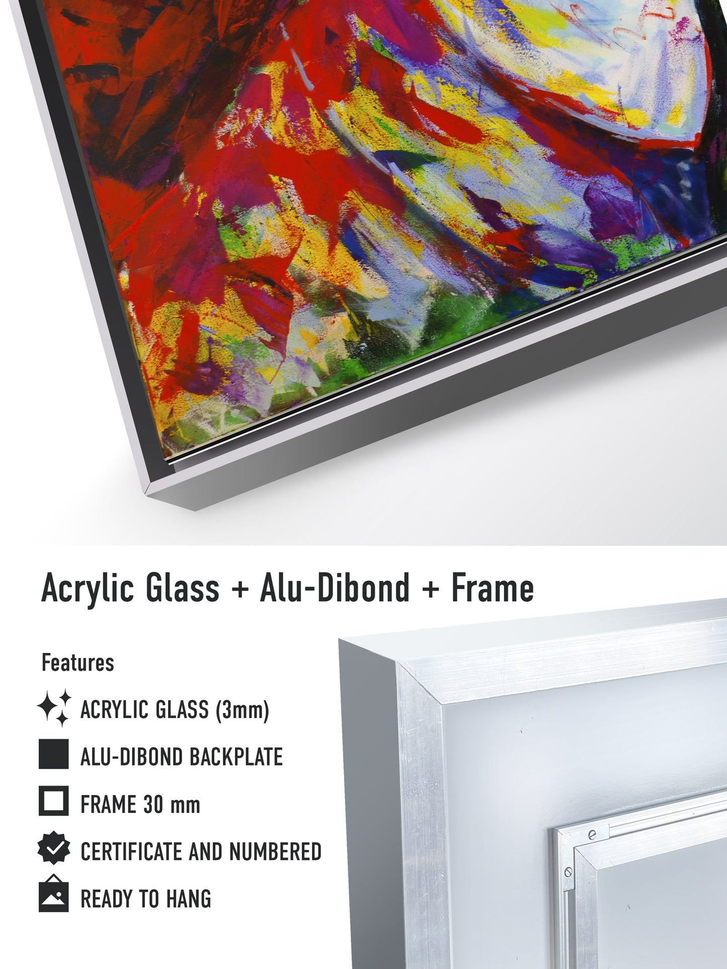 Klaus Kinski – Acrylic Glass on Dibond