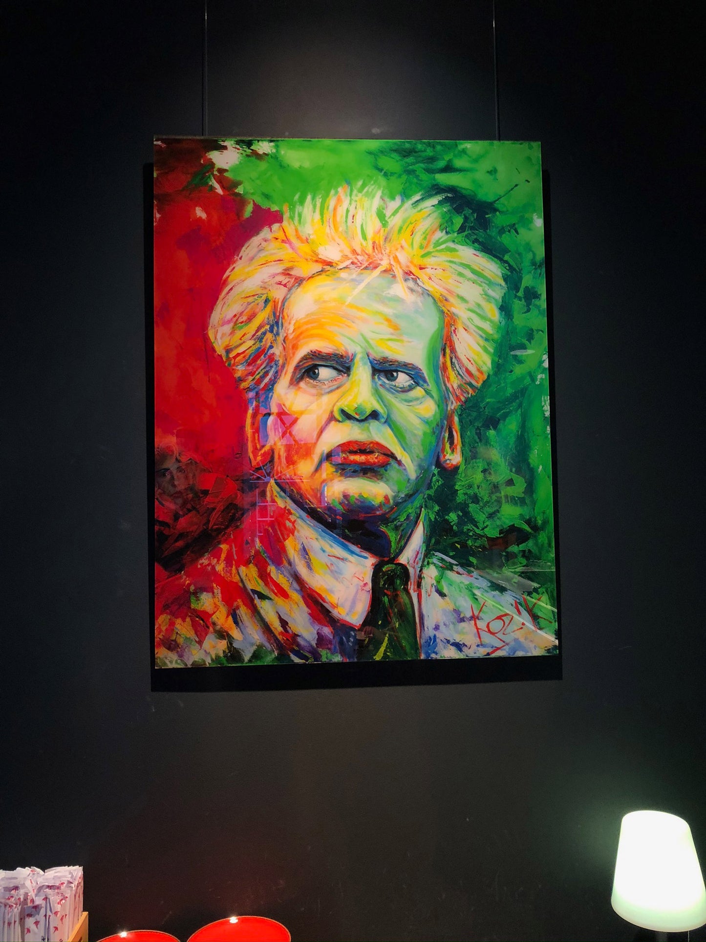 Klaus Kinski – Acrylic Glass on Dibond