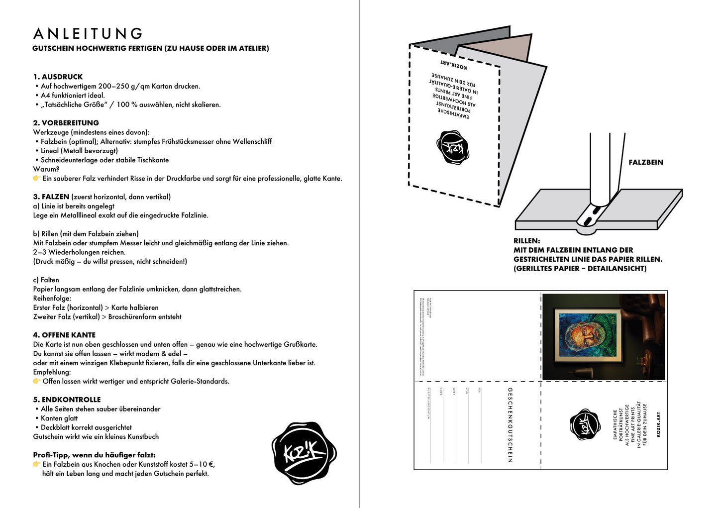 Geschenkgutscheine - Gift Card – INSTANT PDF (Print at Home)