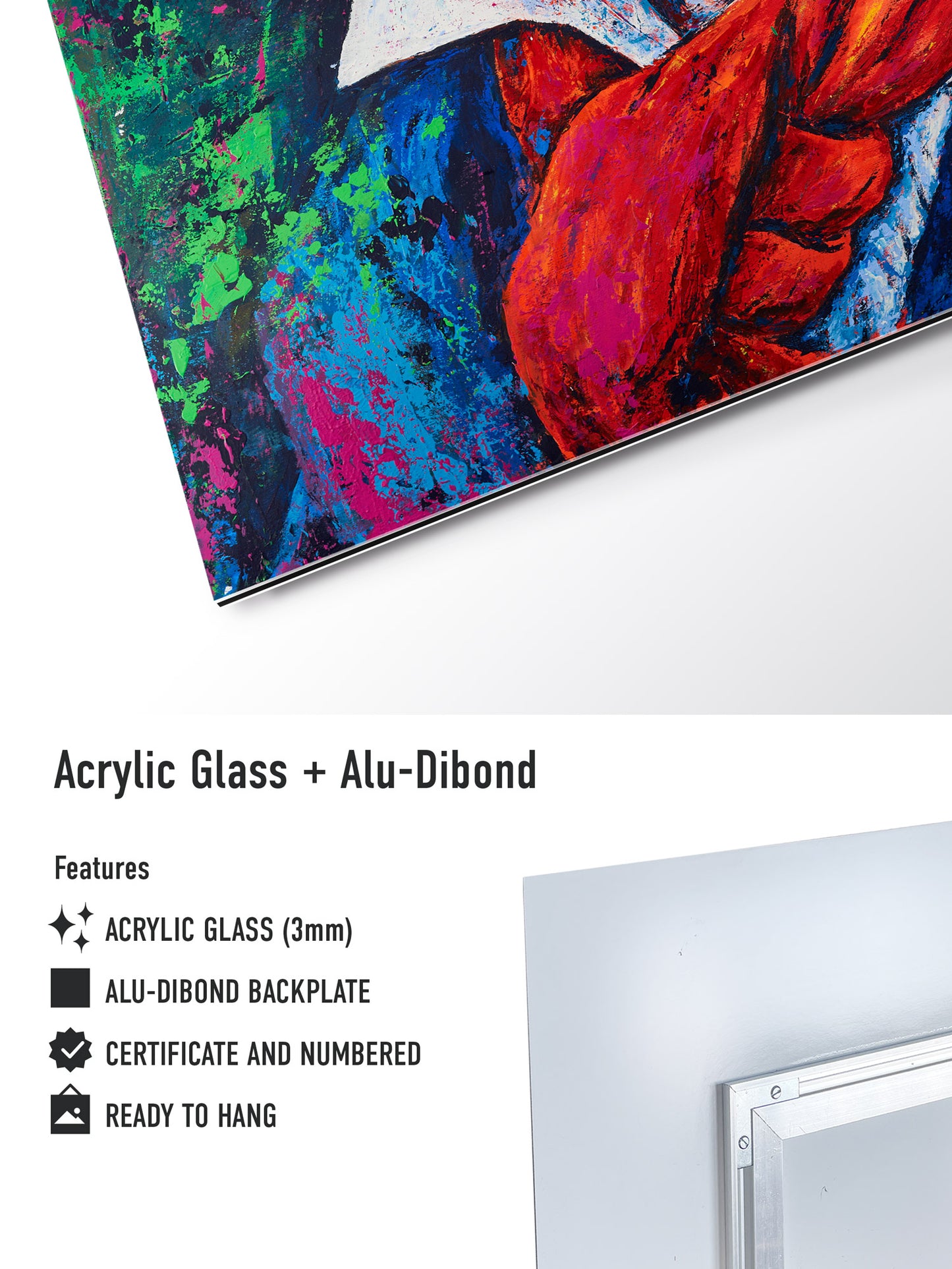 Ludwig van Beethoven - Acrylic Glass on Dibond