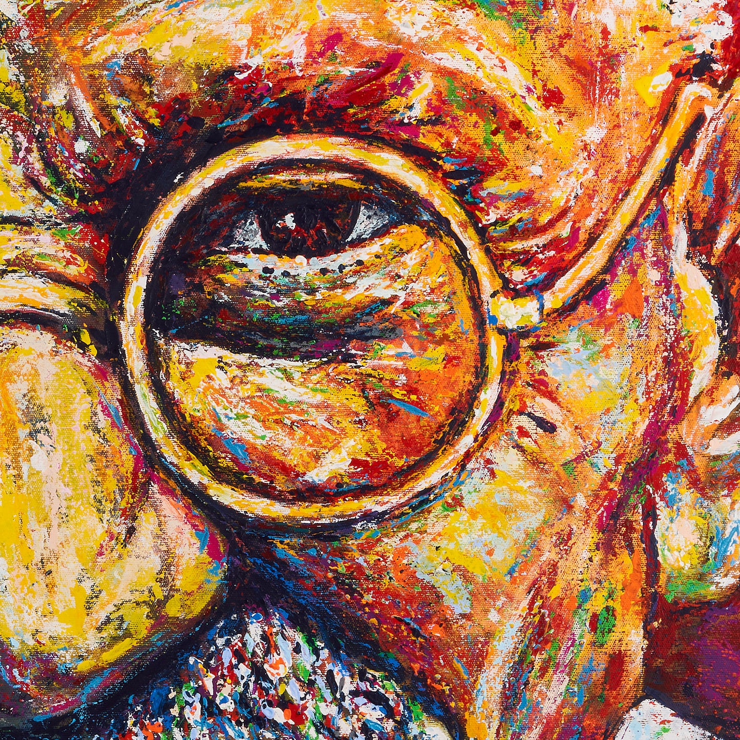 Mahatma Gandhi - Empathic Portrait (by Marcel Kozik)