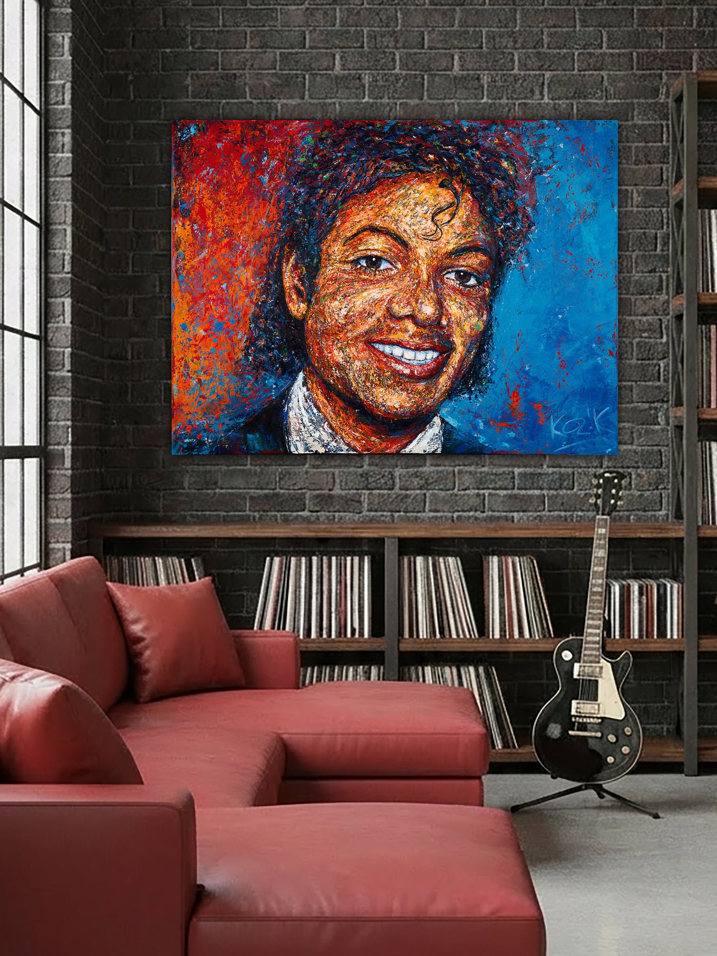 Michael Jackson – Acrylic Glass on Dibond