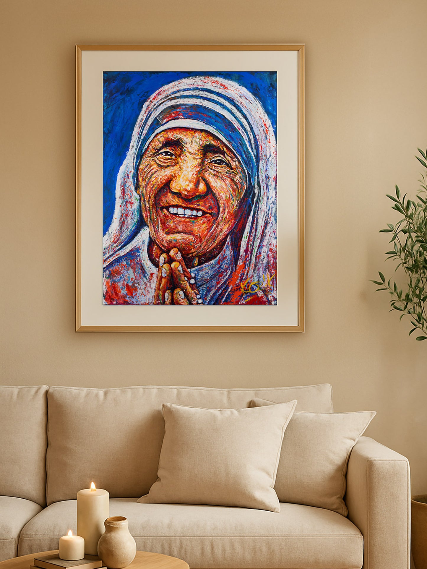 Mother Teresa - Empathic Portrait (by Marcel Kozik)