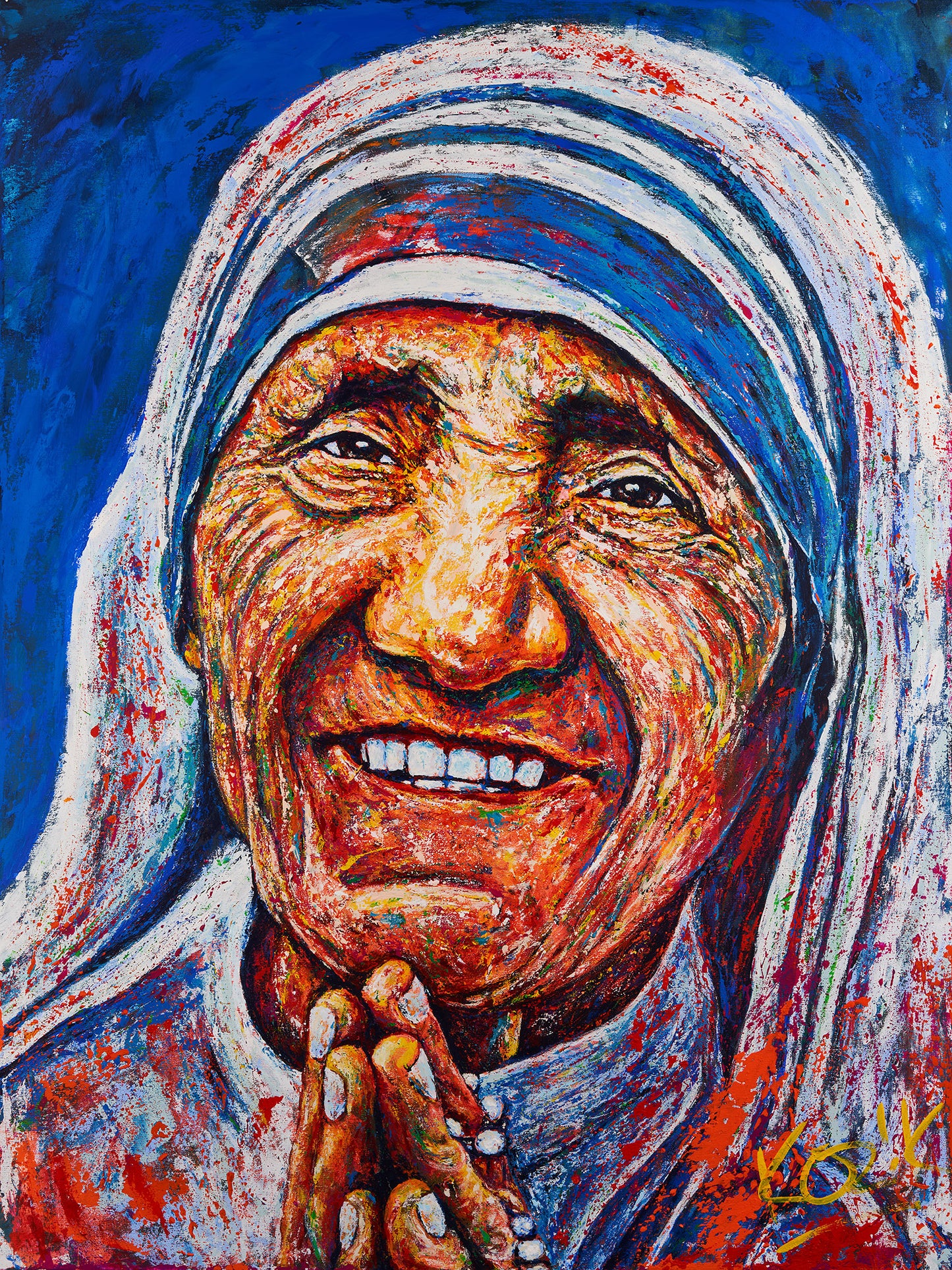 Mother Teresa - Empathic Portrait (by Marcel Kozik)