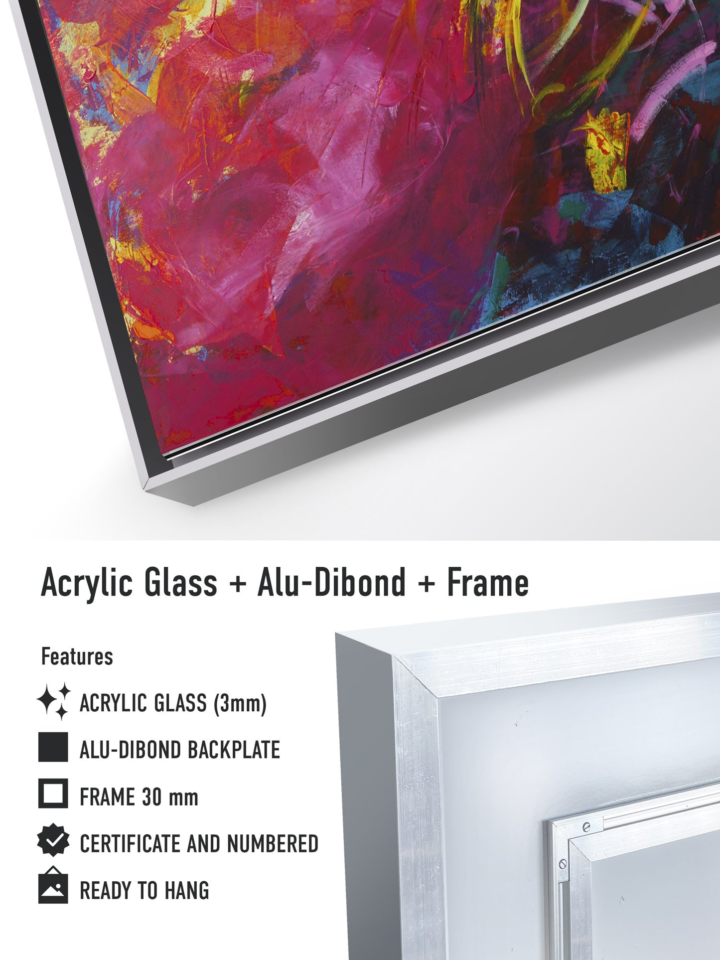 Nadja Auermann - Acrylic Glass on Dibond