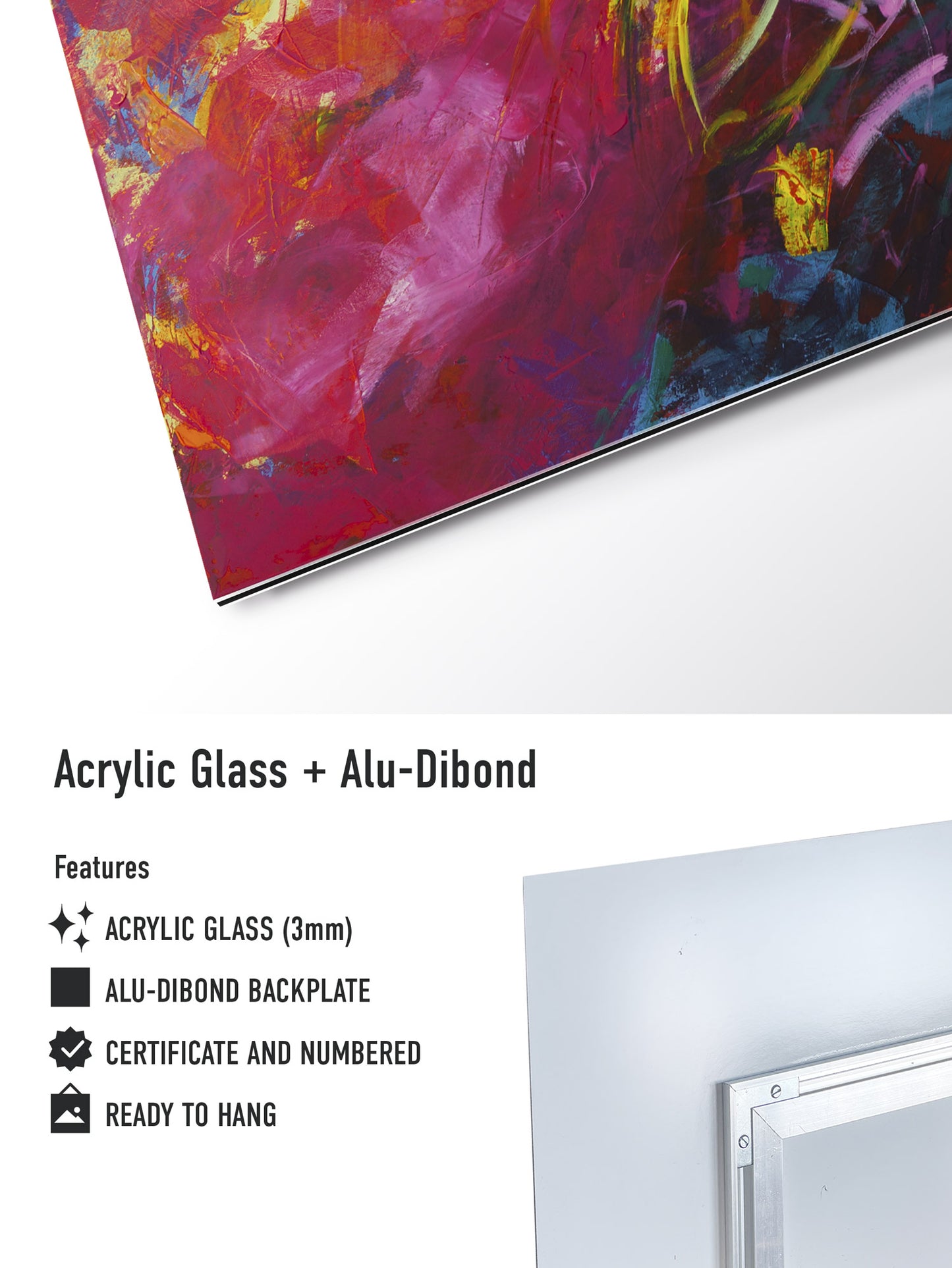 Nadja Auermann - Acrylic Glass on Dibond