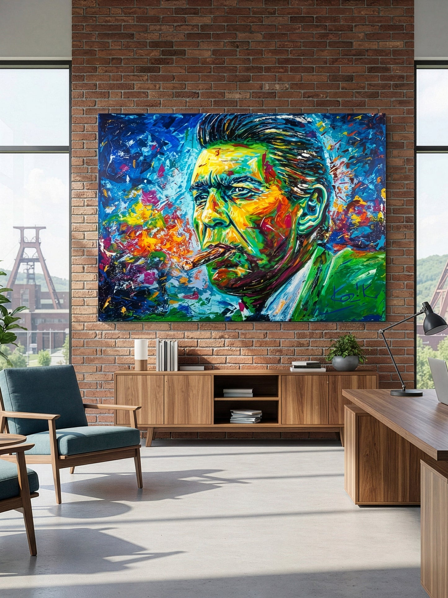 Rudi Assauer – Acrylic Glass on Dibond