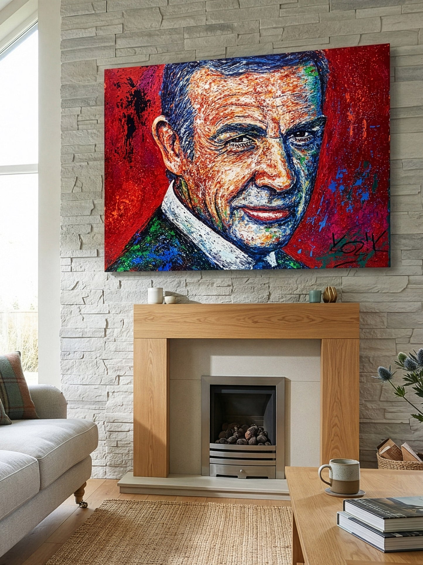 Sean Connery - Acrylic Glass on Dibond