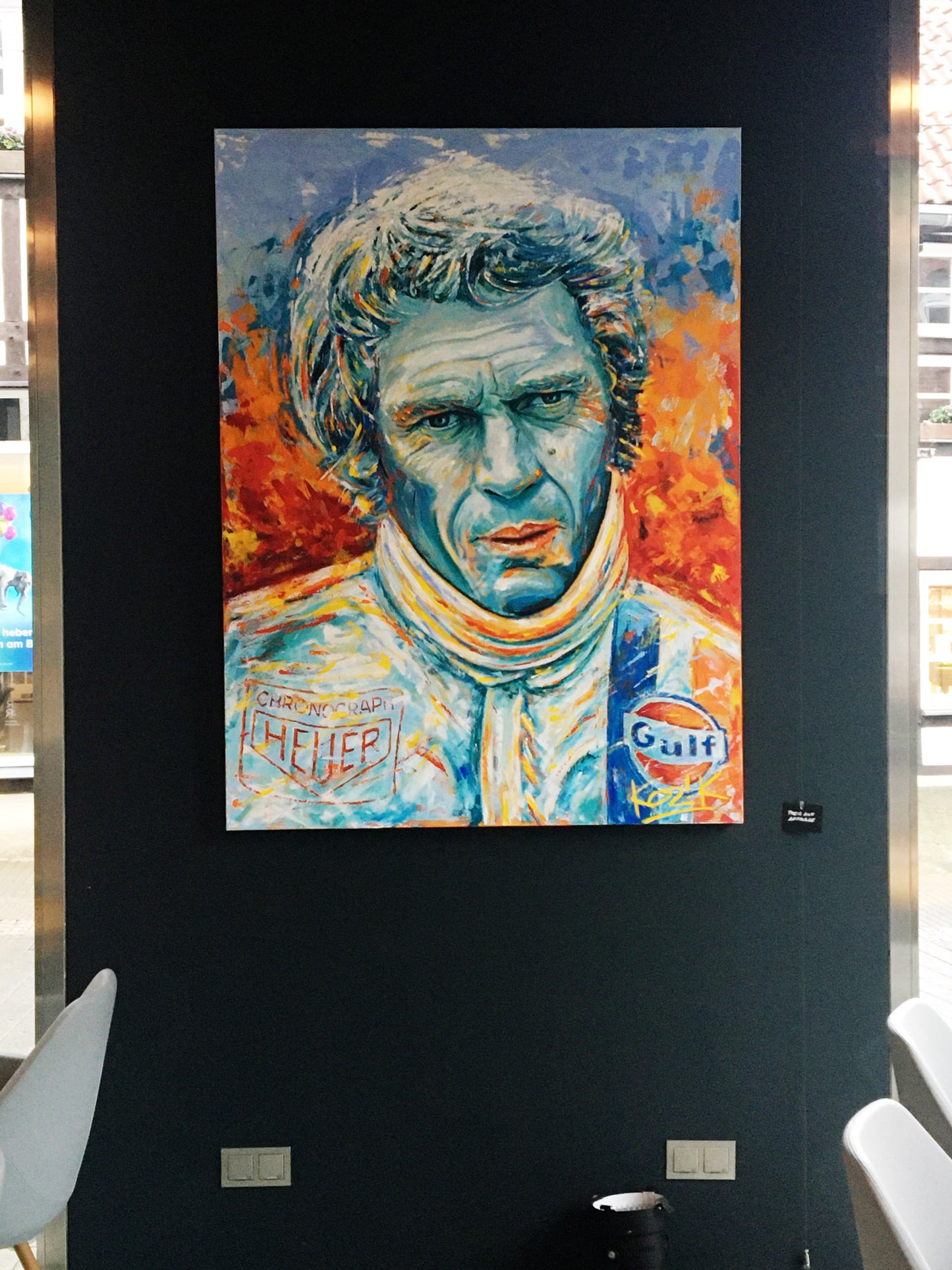 Steve McQueen - Acrylic Glass on Dibond