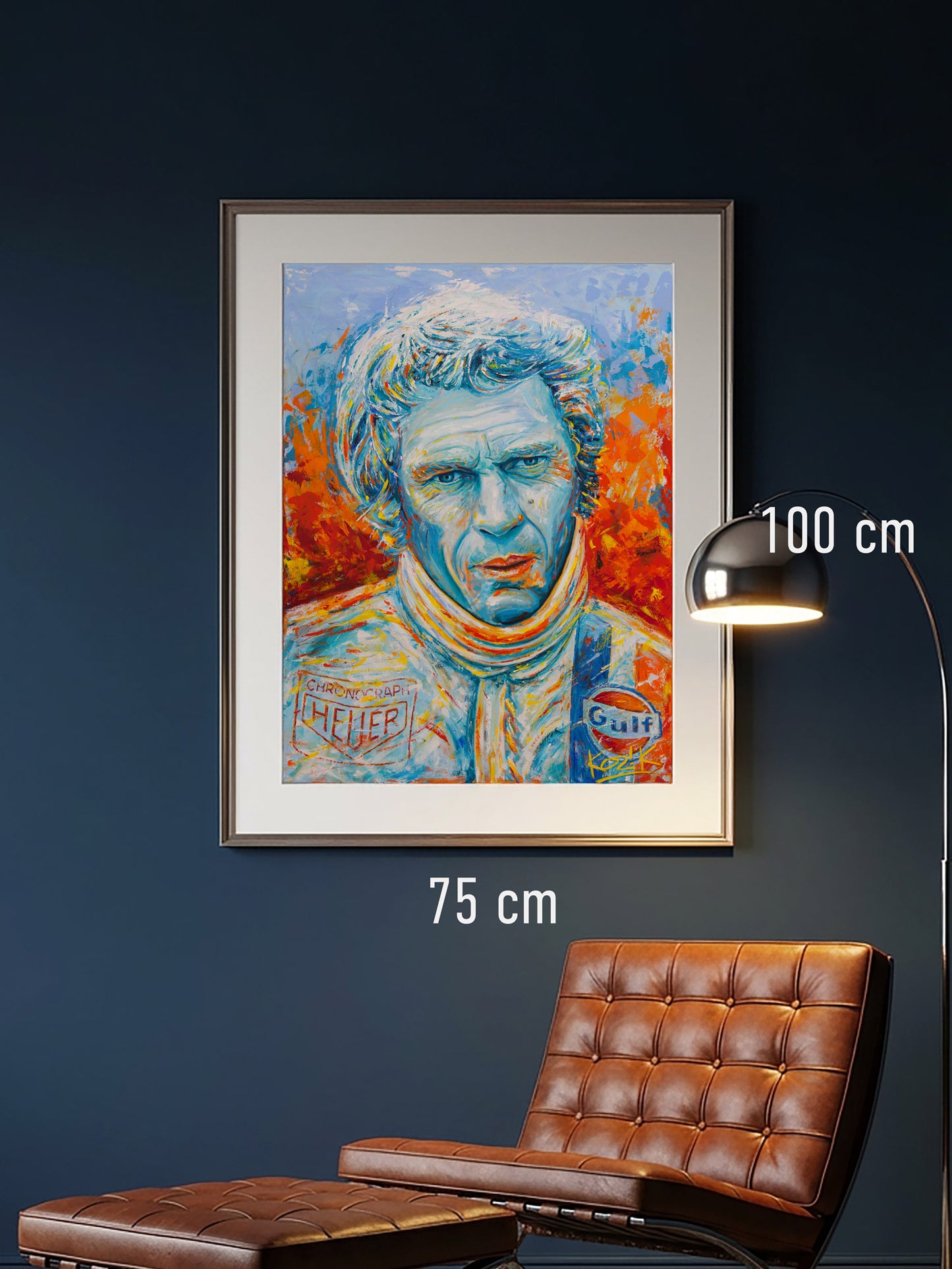 Steve McQueen - Empathic Portrait (by Marcel Kozik)