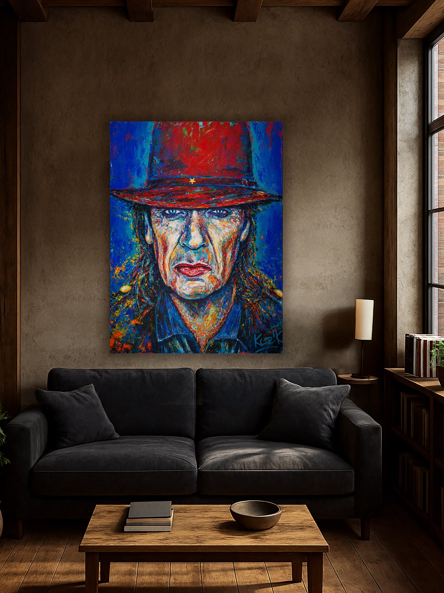 Udo Lindenberg - Acrylic Glass on Dibond